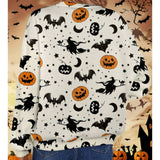 Sweatshirt - Casual Loose Fit Crew Neck, Long Sleeve For Women