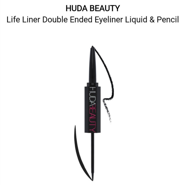 Life Liner | Double Ended Eyeliner Liquid & Pencil in VERY VANTA (EXTREME BLACK)