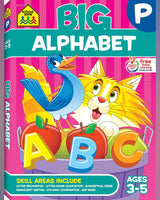 School Zone | Big Alphabet Workbook | Ages 3-5
