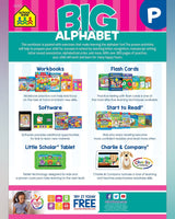 School Zone | Big Alphabet Workbook | Ages 3-5